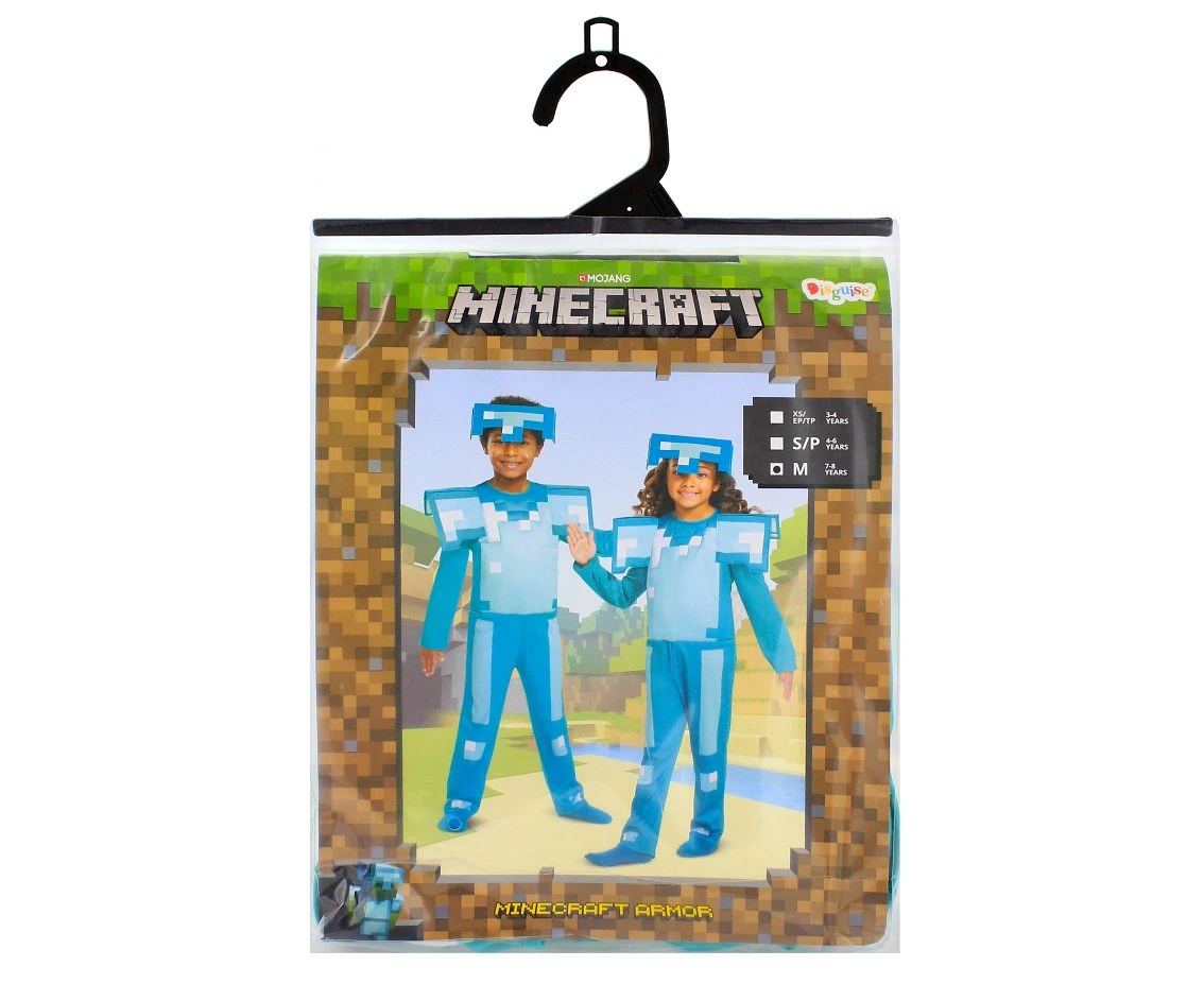 Strój Armor Fancy - Minecraft (licencja), rozm. XS (3-4 lat)